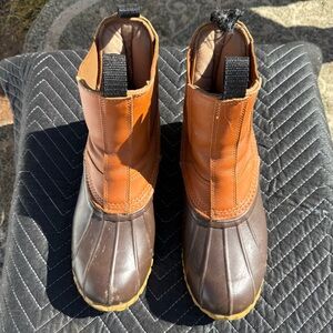 Cabela's Two-Tone Brown and Tan Rain Boots